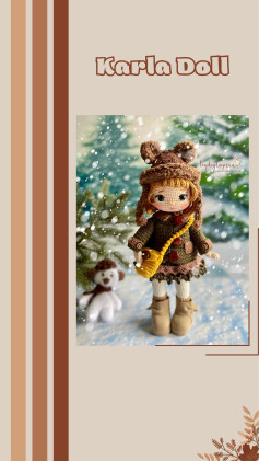 Karla Doll Amigurumi Crochet Pattern