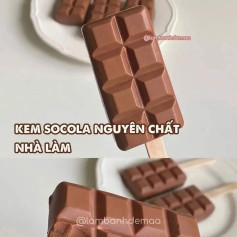 Kem Socola Nguyên Chất Nhà Làm - Hướng Dẫn Chi Tiết Tự Làm Kem Que Thơm Ngon