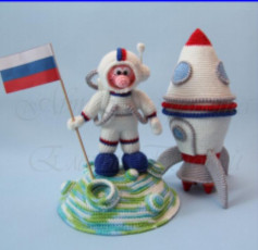 Космонавт: Авторская разработка мастер-класса по вязанию Елены Беловой