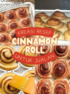 Kreasi Resep Cinnamon Roll Ngon Cho Jualan - Bánh Cuộn Quế