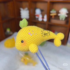 Lemon Whale Amigurumi Crochet Pattern Chart