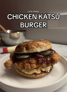 Lets make Chicken Katsu Burger