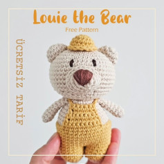 Louie the Bear Free Crochet Pattern