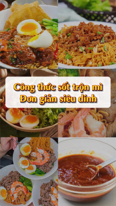 Mách bạn bí quyết làm sốt trộn mì ngon tuyệt, đậm đà hương vị