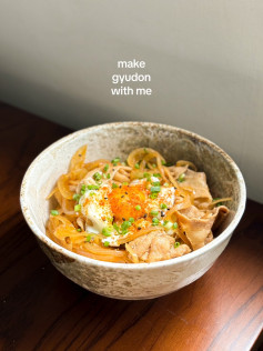 Make Gyudon with Me: Homemade Dashi Stock and Pork Shabu Shabu Rice Bowl Recipe