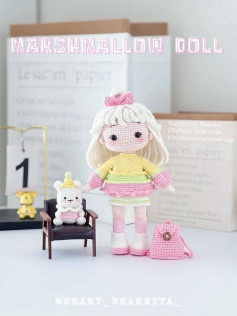 Marshmallow Doll Crochet Pattern Chart