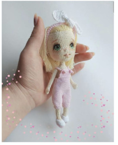 Мастер-класс по вязанию куклы Малышка Мия с каркасом, описание и материалы