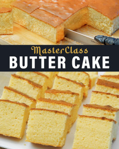 MasterClass Super Soft & Moist Butter Cake Recipe