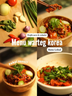 Menu Warteg Korea: Resep Tumis Daging Slice Gochujang
