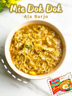 Mie Dok Dok Ala Burjo: Cách nấu mì Indomie Goreng với trứng và sốt cay