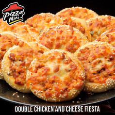 Mini Pizza with Double Chicken and Cheese Fiesta | Perfect Bite-Sized Ramadan Iftar Special