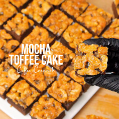 Mocha Toffee Cake Recipe | Dreamy Coffee Cake with a Crunch! | Rich, Moist and Buttery