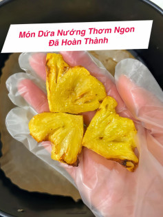 Món Dứa Nướng Thơm Ngon Đã Hoàn Thành
