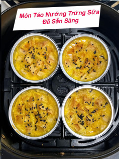 Món Táo Nướng Trứng Sữa: Công Thức Bánh Tráng Miệng Thơm Ngon Với Táo, Trứng Gà Và Sữa Tươi