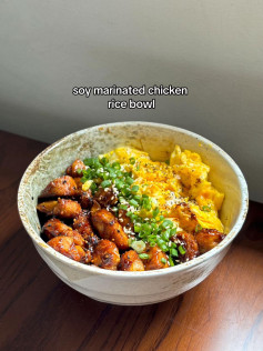 Monthly Round Up: Soy Marinated Chicken Rice Bowl, Ramyeon, Deonjang Jiggae, Temari Sushi, Kimchi, Avocado Egg Sandwich & Hong Kong Style Macaroni