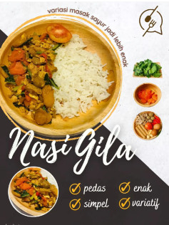 Nasi Gila: Món cơm chiên cay ngon, đơn giản và đa dạng nguyên liệu