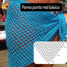 Pareos básicos en punto red: Tutorial de crochet para principiantes