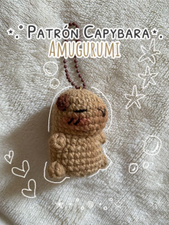 Patrón Amigurumi Capybara: Guía de Muestra y Chart Manual