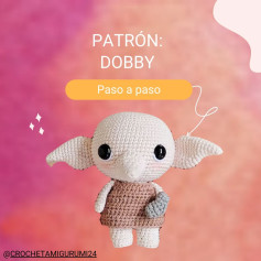 Patrón Amigurumi Dobby Harry Potter Paso a Paso