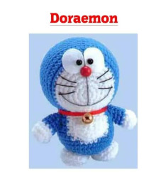 Patrón Amigurumi Doraemon: Guía de Muestreo Paso a Paso