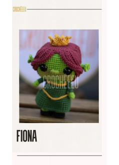 Patrón Amigurumi Fiona Crochet - Tutorial Completo