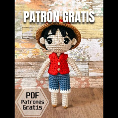 Patrón Amigurumi Luffy One Piece: Guía Paso a Paso y Materiales