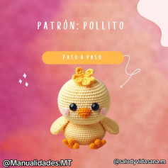 Patrón Amigurumi Pollito Amarillo Paso a Paso