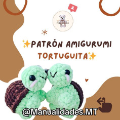 Patrón Amigurumi Tortuguita Verde