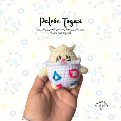 Patrón de Ganchillo Togepi Pokémon Amigurumi