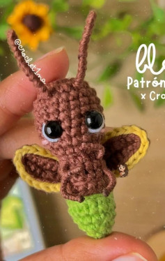 Patrón de Moteado Amigurumi Blaze, el escarabajo de Tinkerbell