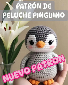 Patrón de Peluche Pingüino Amigurumi: Guía Paso a Paso