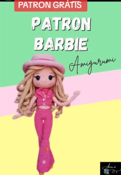 Patron Gratis Amigurumi Barbie: Guía de materiales, abreviaturas y instrucciones paso a paso para manos, piernas y cuerpo