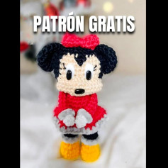 Patrón Gratis Amigurumi Minnie Mouse Crochet