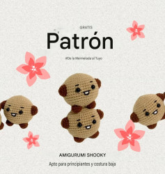 Patrón Gratis Amigurumi Shooky: Tutorial Paso a Paso