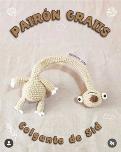 Patrón Gratis: Colgante de Sid - Loro Amigurumi Móc Len