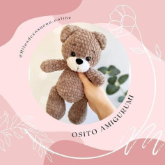 Patrón gratis de oso amigurumi con instrucciones paso a paso