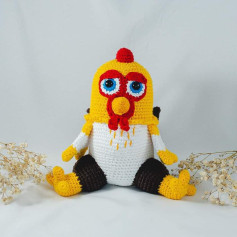 Patrón Gratis Gallo Bartolito Amigurumi