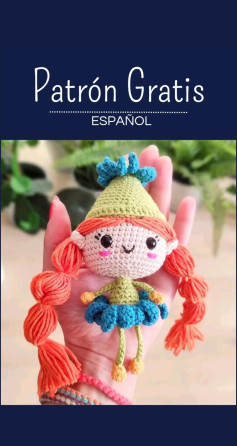 Patrón Gratis: Hana, la duende de la Primavera