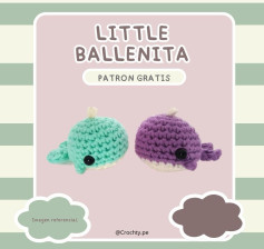 Patrón Gratis Little Ballenita Amigurumi Crochet