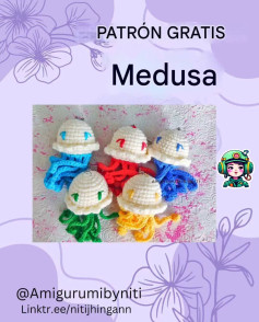 Patrón Gratis Medusa Amigurumi