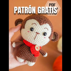 Patrón Gratis Mono Amigurumi: Guía Paso a Paso con Materiales y Abreviaturas