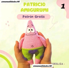 Patrón Gratis Patricio Amigurumi: Tutorial Paso a Paso