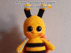 Patrón Gratuito Abejita Amigurumi: Guía de Materiales y Instrucciones para Cabeza