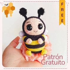 Patrón Gratuito Bichito Abeja Amigurumi Miel