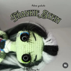 Patrón gratuito de amigurumi Frankie Stein: Guía paso a paso con materiales y abreviaturas