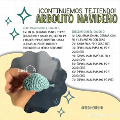 Patrón Gratuito de Árbol Navideño Mochado