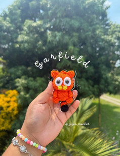 Patrón Gratuito de Garfield Amigurumi: Instrucciones Paso a Paso