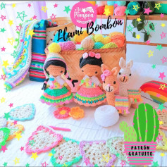 Patrón Gratuito Llamita Amigurumi Tejido a Crochet