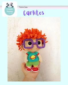 Patrón Guía Móc Len Búp bê Carlitos Rugrats