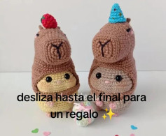 Patrón Móc Len Hamster Mặc Áo Capybara